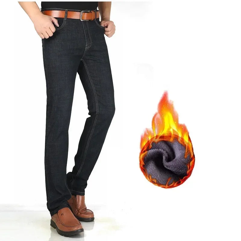 Straight Thick Warm Extra Long Big Tall Clothing Denim Pants