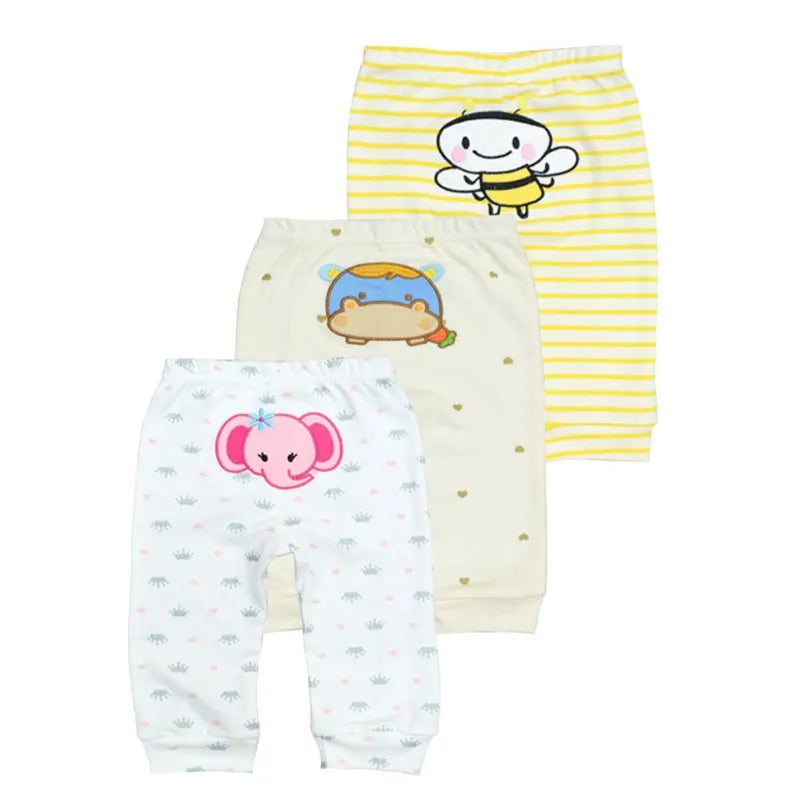 New 3pcs/Lot Cotton Baby Clothes Harem Toddler Pants