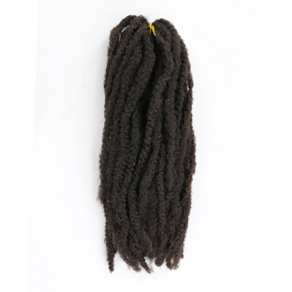 Synthetic Marley Crochet Braids Hair Natural Soft Afro Kinky