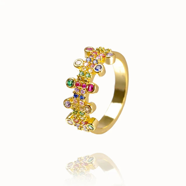 Schwap Rainbow Ring Gold