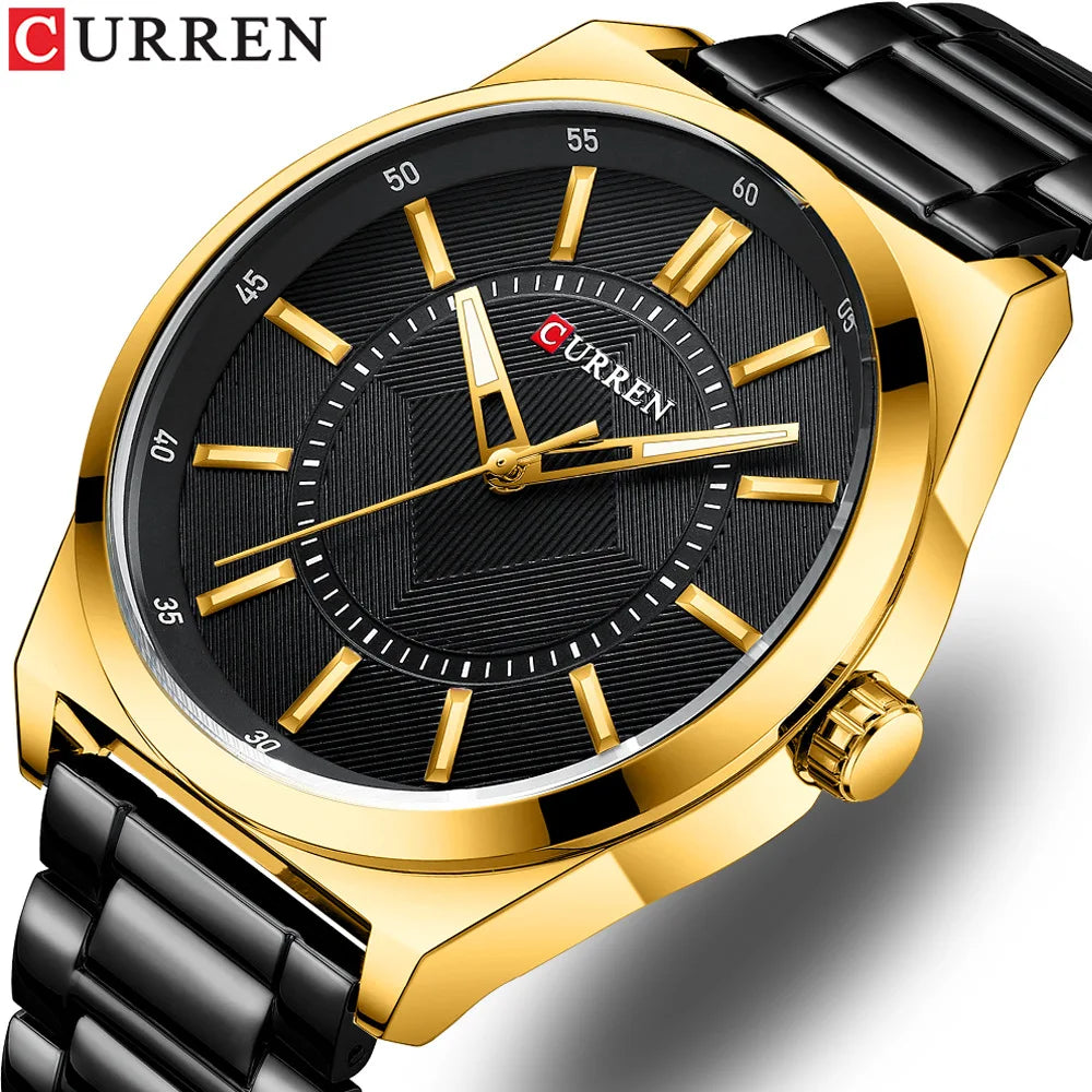 Quartz Watch for Men Fashion Waterproof Luminous Clock Relogio Masculino