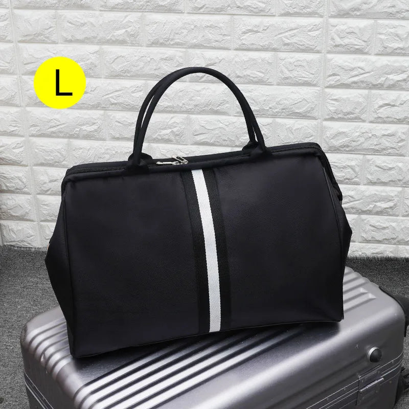 Portable Travel Bag Female Big Fitness Duffel Bag Men Weekend Bag