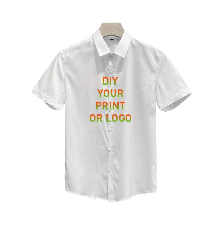 Polyester Men Shirts Sunset Pattern Men Shirts