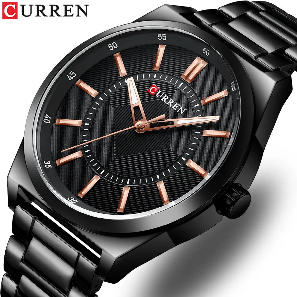 Quartz Watch for Men Fashion Waterproof Luminous Clock Relogio Masculino