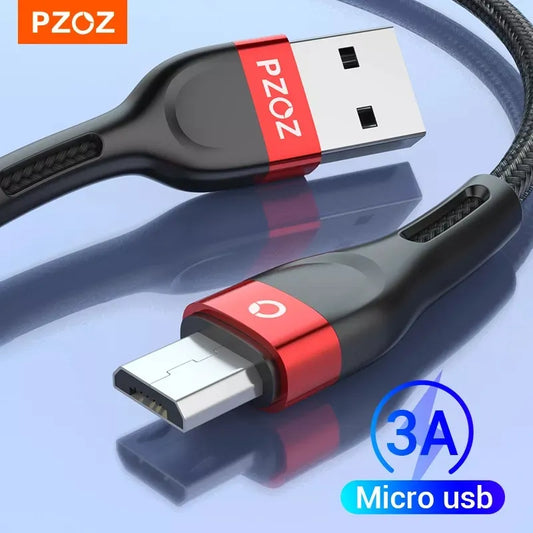 PZOZ Micro USB Cable Fast Charging Data Cord for Sumsung S7 Xiaomi Redmi Note