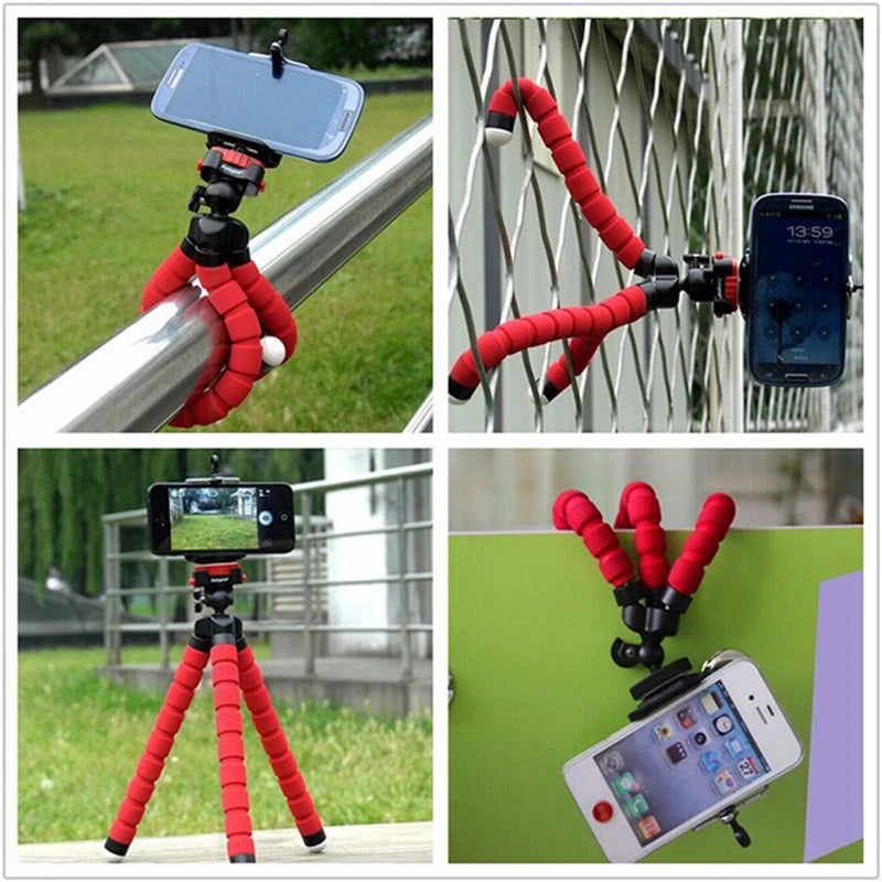 Mobile Phone Holder Flexible Octopus Tripod Bracket for Mobile Phone Camera