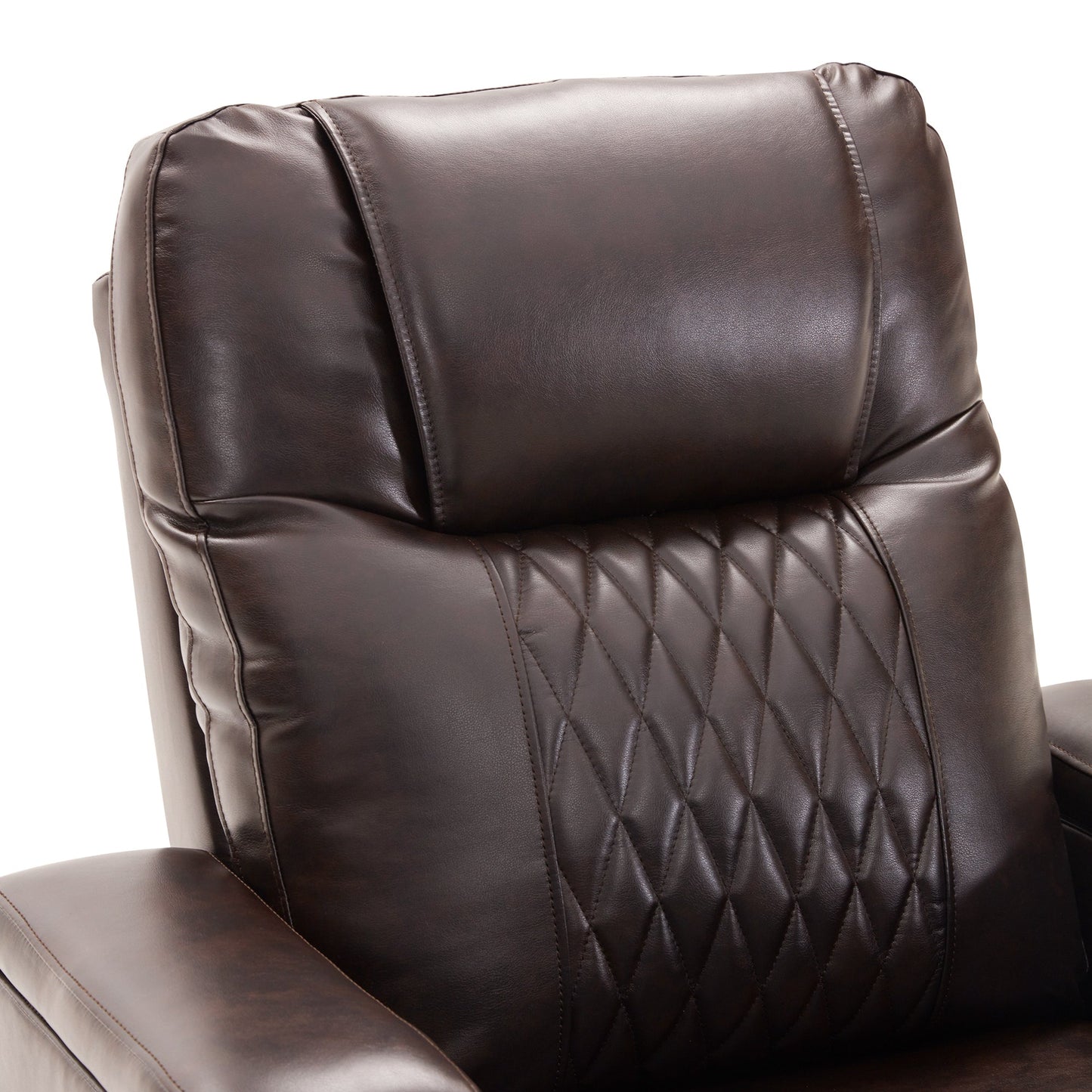 Power Motion Recliner With USB Charging Port and Hidden Arm Storage