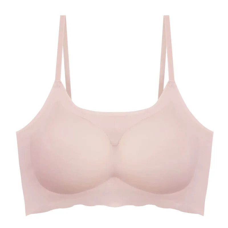 Sexy Women Bras Push Up Gather Bralette Seamless Bra Wire Free Vest Brassiere