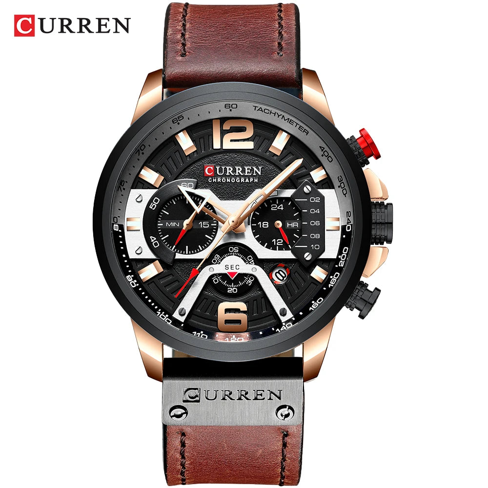 Sport Waterproof Man Watches Military Fashion Stainless Steel Wristwatch Clock