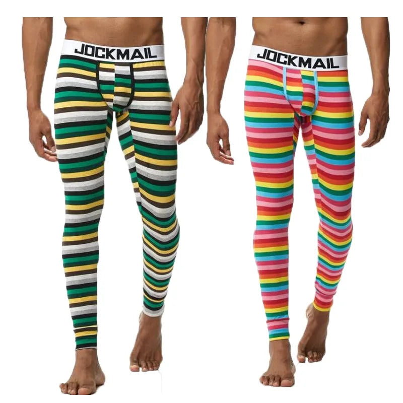 New Men Long Johns Cotton Thermal Underwear Pants