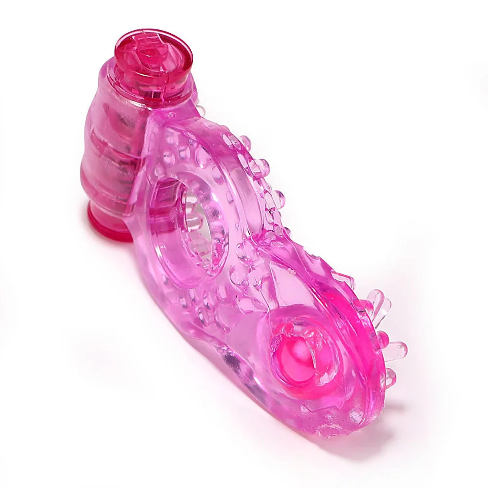 Penis Vibrator Ring Delay Ejacualtion Clitoris Stimulate Elastic Silicone