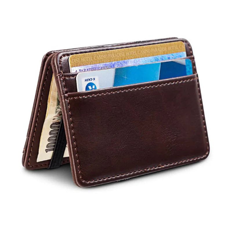 Wallets Fashion Small Men Money Clips Card Purse Thin Cash Holder