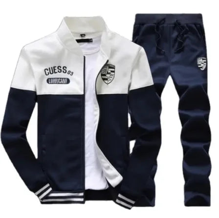 Trend Sports Suit Men's Wear With a Set of Handsome Jacket Casual Hoodies