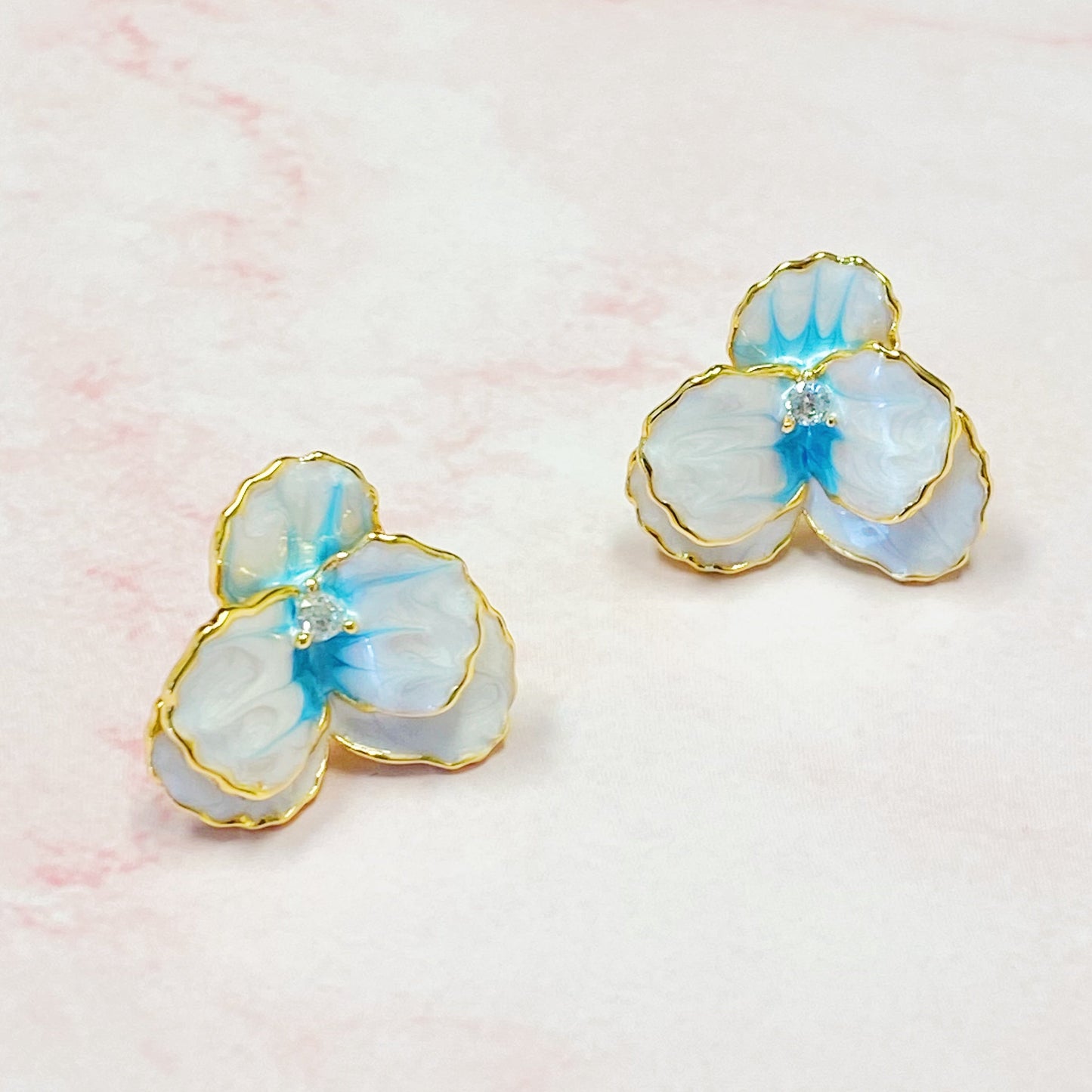 Noble Bloom Flower Earrings