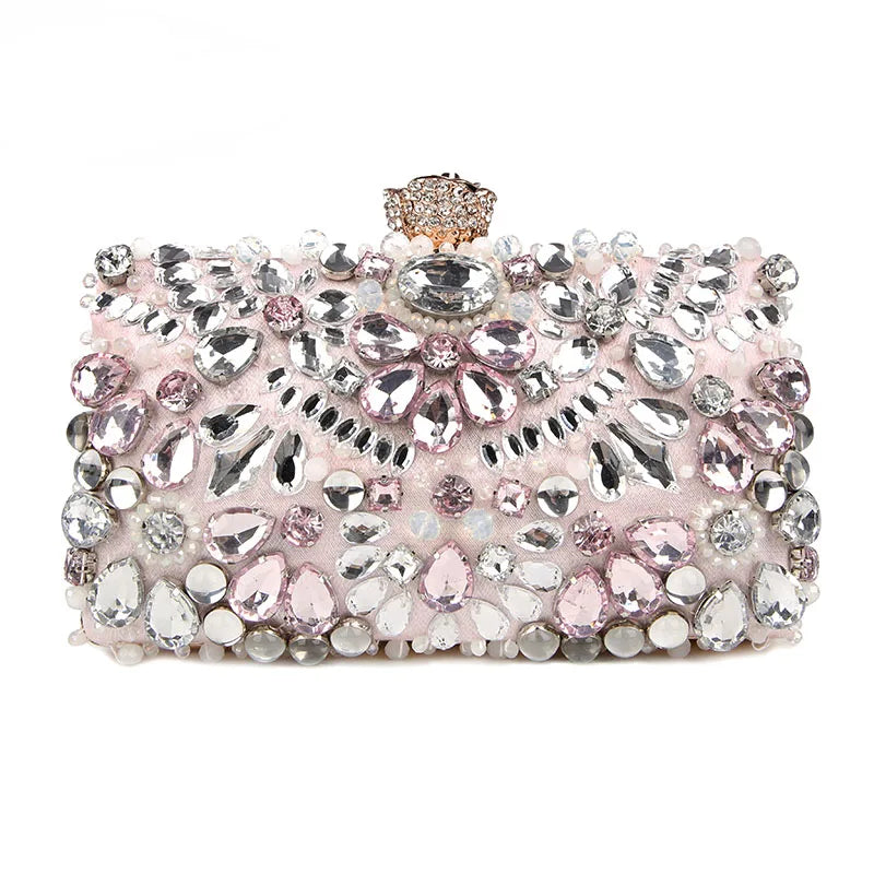 Women's Evening Clutch Bag Rhinestone Clutch Purse