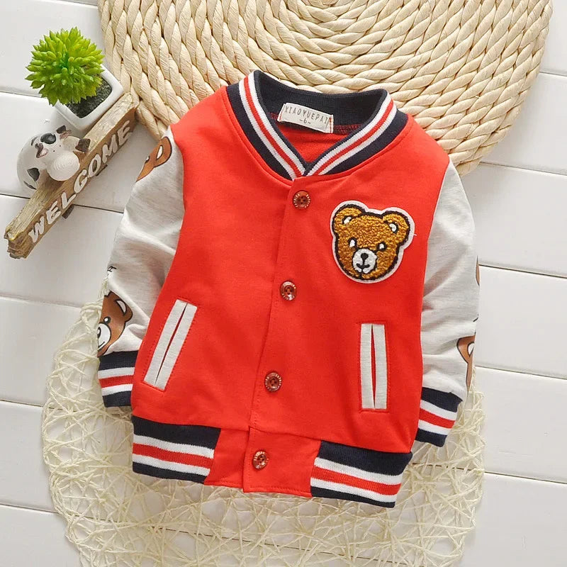 NEW Children Girls Clothes Kids Baseball Infant Sweatershirt Outwear Boys Coat