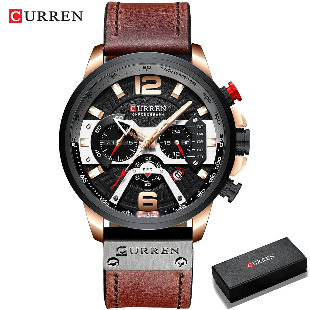 Sport Waterproof Man Watches Military Fashion Stainless Steel Wristwatch Clock