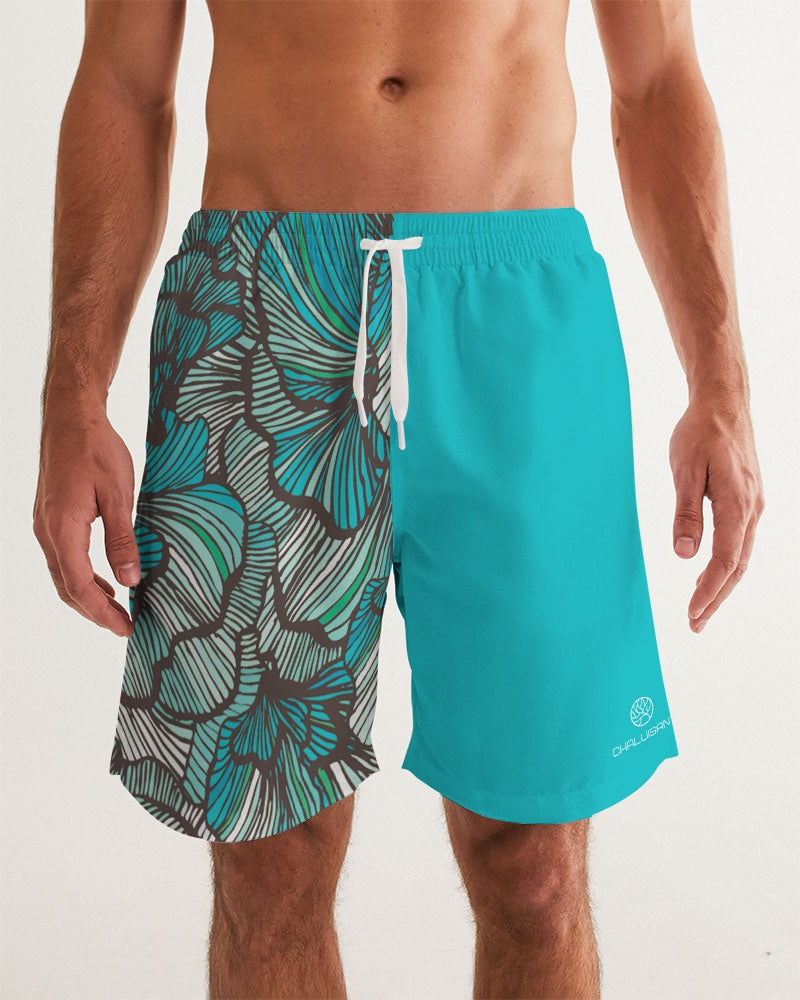 Sea Petal Swirls 7" Classic Men Swim Trunk