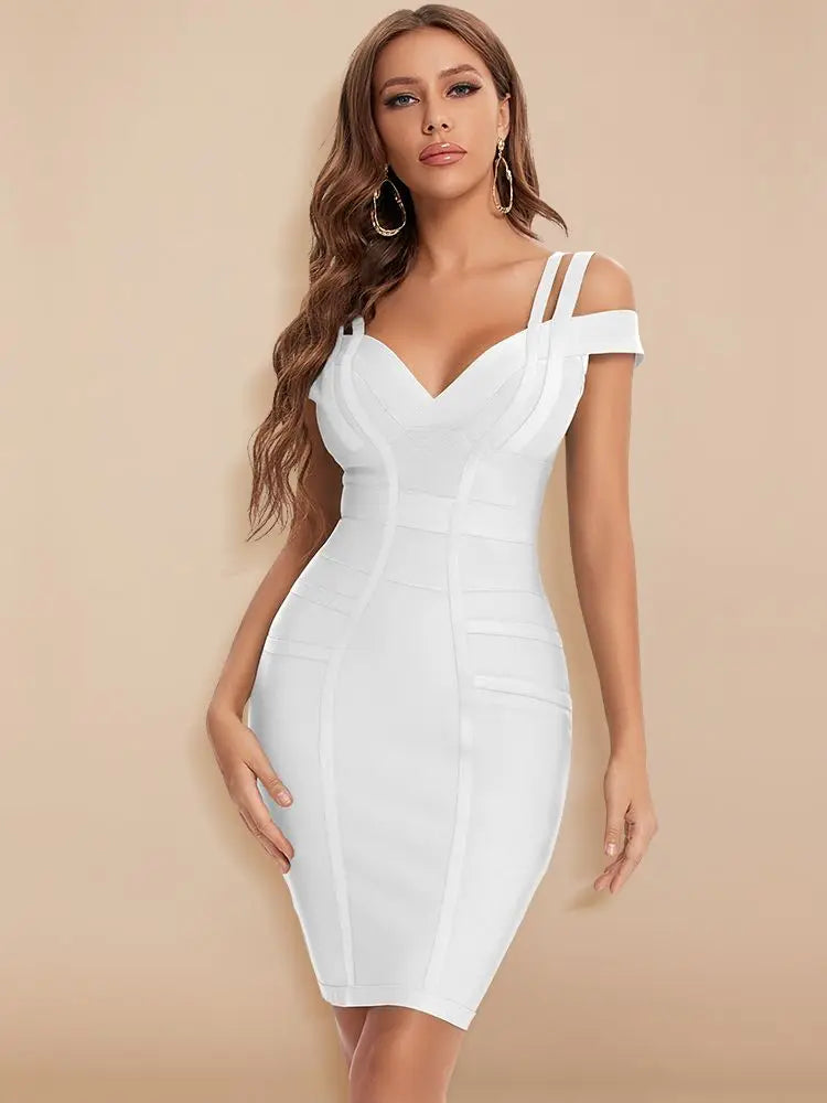 Sexy Plunge v Green Birthday Dress Double Strap Party Wedding Dress