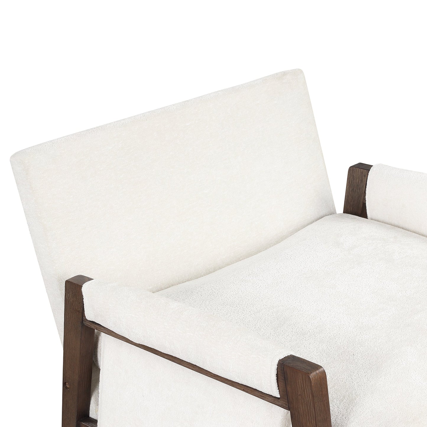 Velvet Accent Chair,Leisure Chair With Solid Wood and Thick Seat Cushion