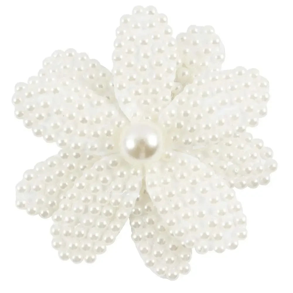 White Pearl Hair Bows With Hair Clips for Girls Hairpins Hair Accessories