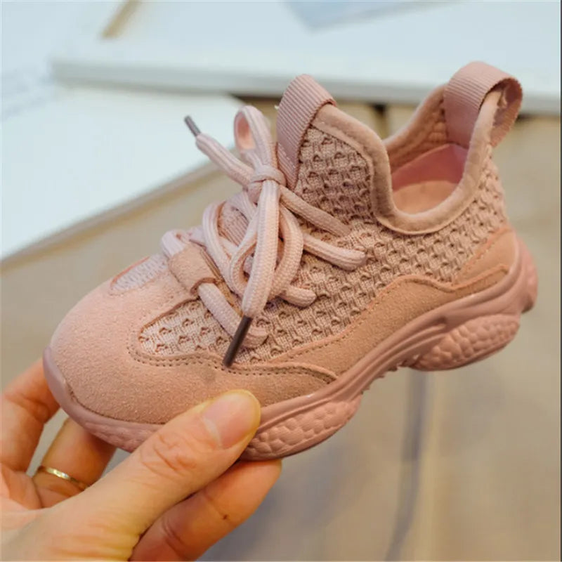 Unisex Toddler Boys Girls Sneaker Mesh Breathable Fashion Casual Kids Shoes