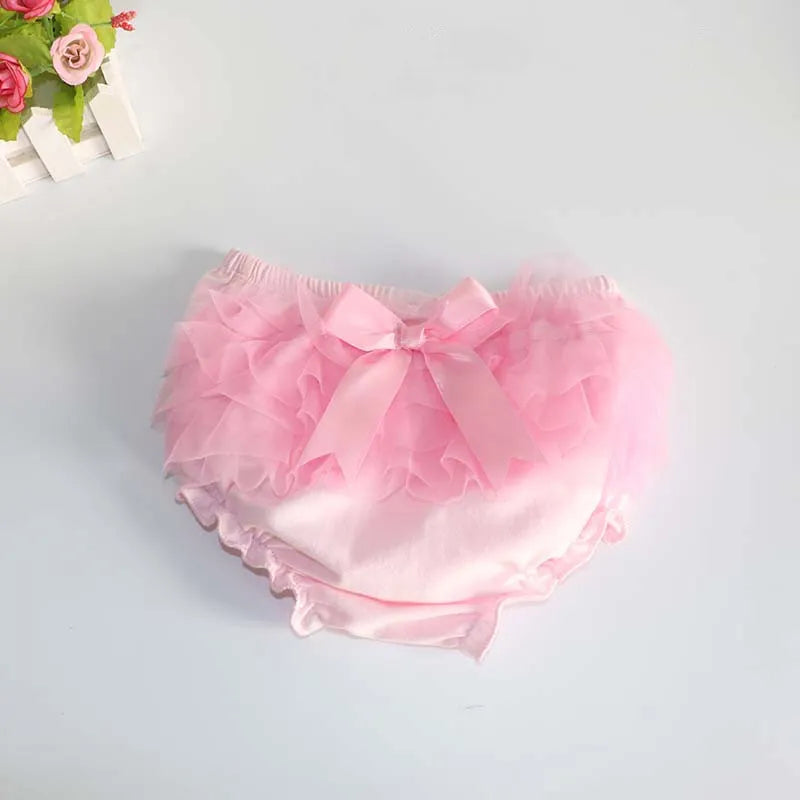 Summer Baby Bloomers Princess Bow Girls Short Pants