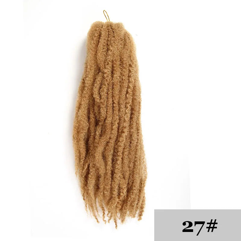 Synthetic Marley Crochet Braids Hair Natural Soft Afro Kinky