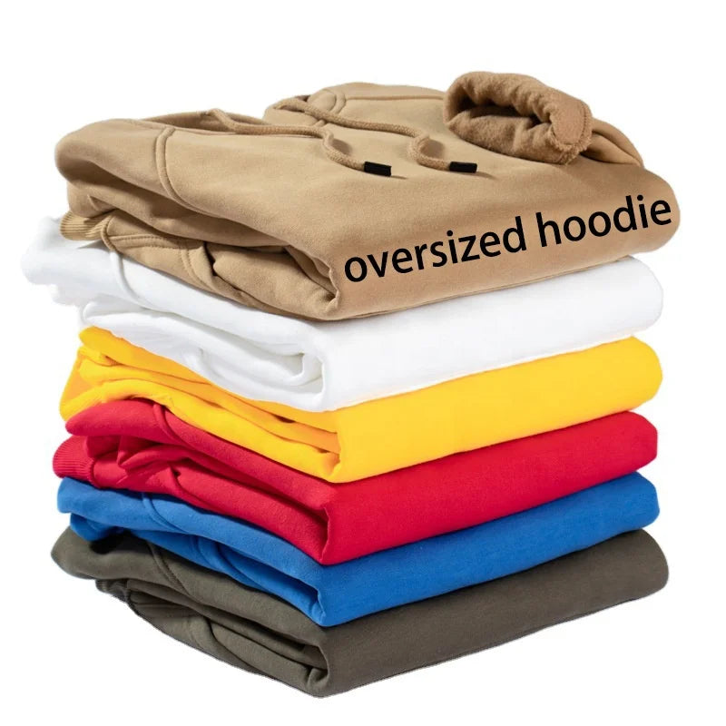 Polyester Long Sleeve Contton Men Sweatshirt Plus Size Men's Hoodies