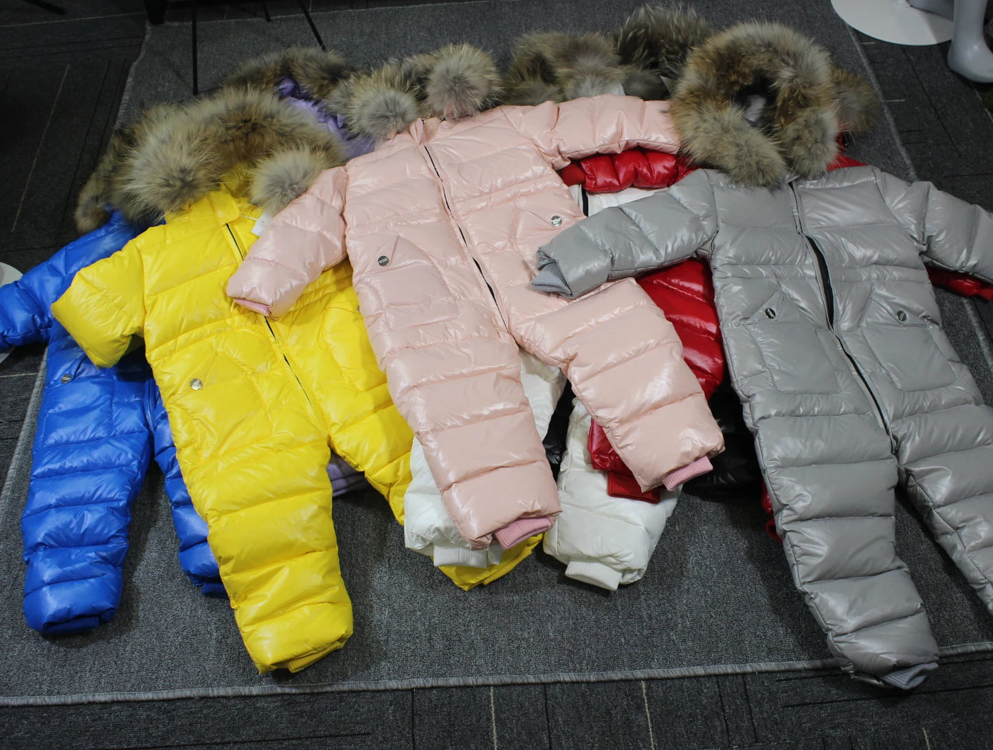 Russian Winter Children's Clothing Down Jacket Boys Outerwear