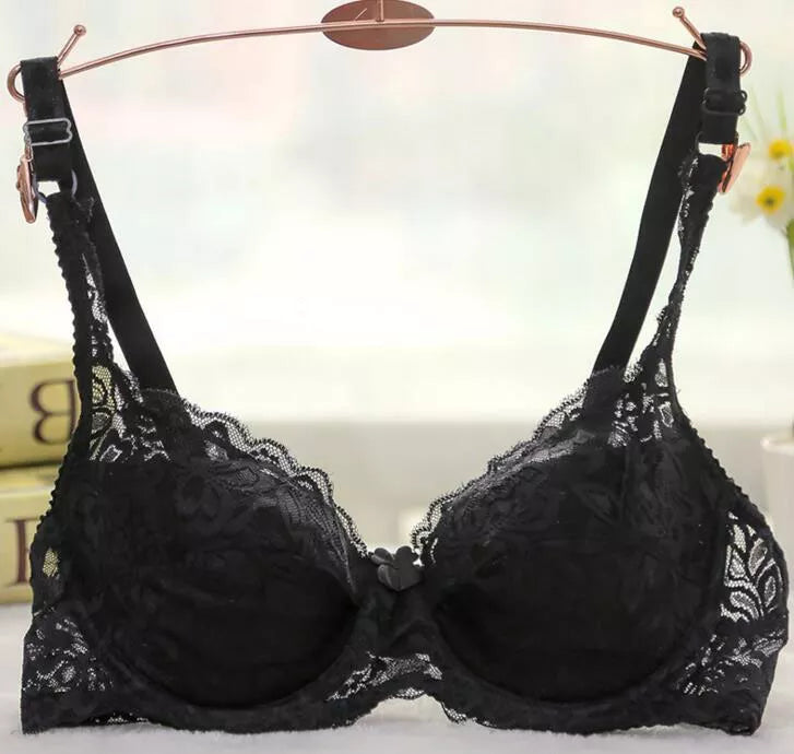 Women Sexy Push Up Bra Underwire Full Lace Brassiere Underwear Bras