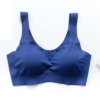 Sexy Women Bras Push Up Gather Bralette Seamless Bra Wire Free Vest Brassiere