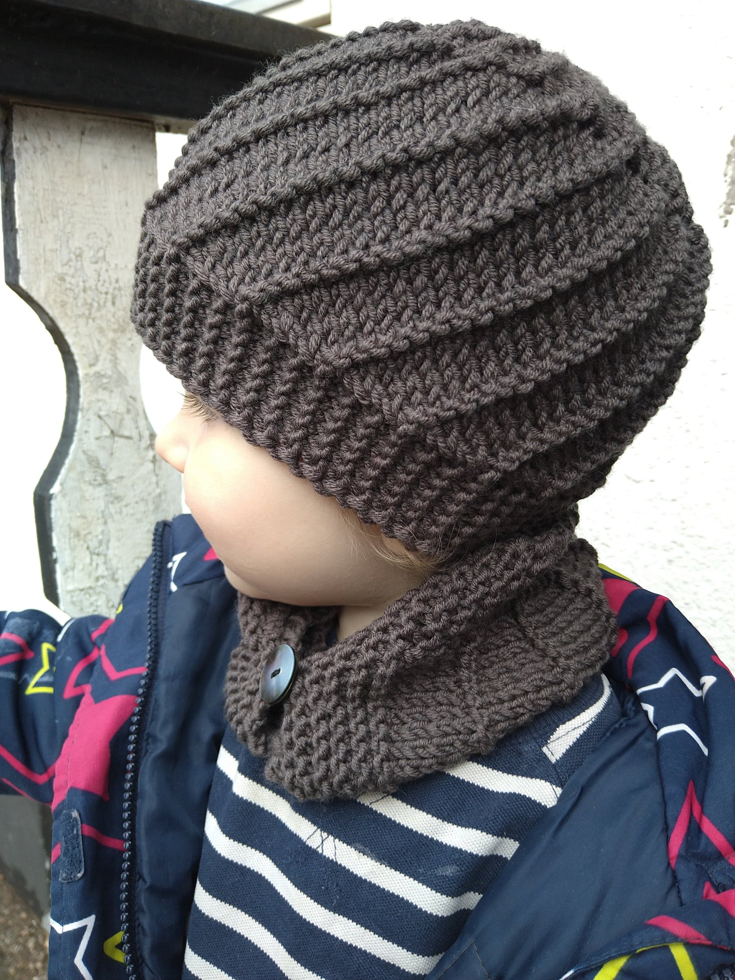 Mocca Knitted Scarf