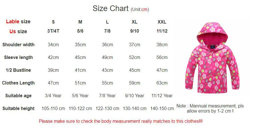 Windbreaker Jacket for Child Clothing  Brand Flower Polar Fleece Outerwear