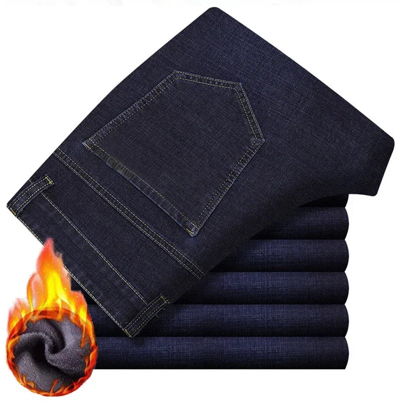 Straight Thick Warm Extra Long Big Tall Clothing Denim Pants