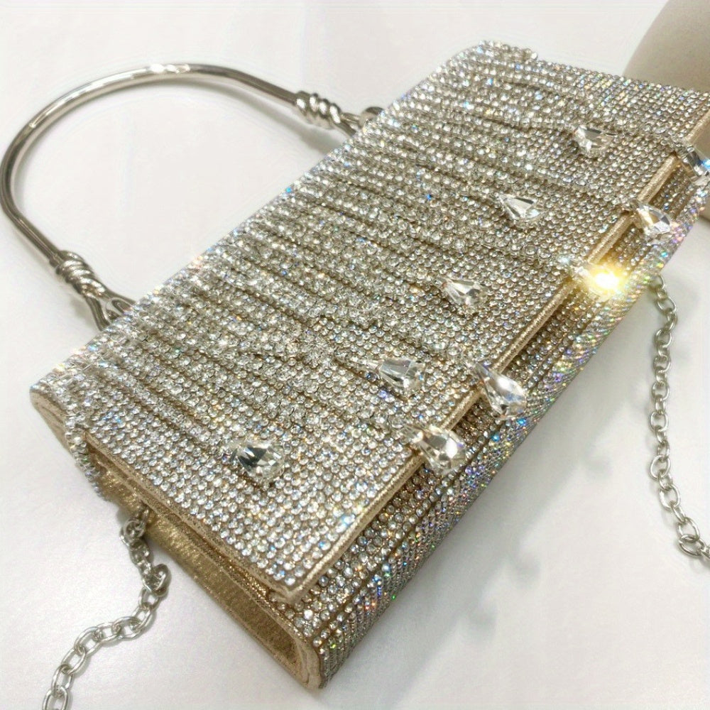 Rhinestone Designer Chain Bag Chic Star Diamond Party Evening Bag