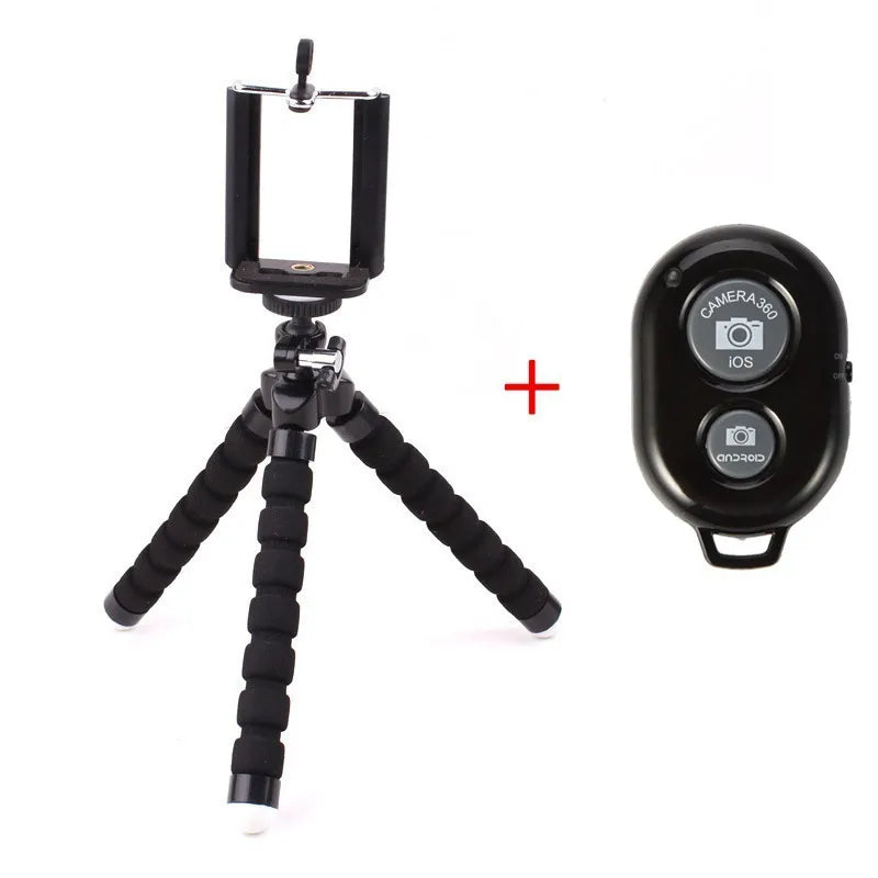 Mobile Phone Holder Flexible Octopus Tripod Bracket for Mobile Phone Camera