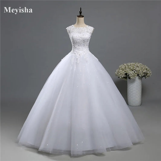 Wedding Dresses Bridal Dress Plus Size Shine Skirt Crystal Beads