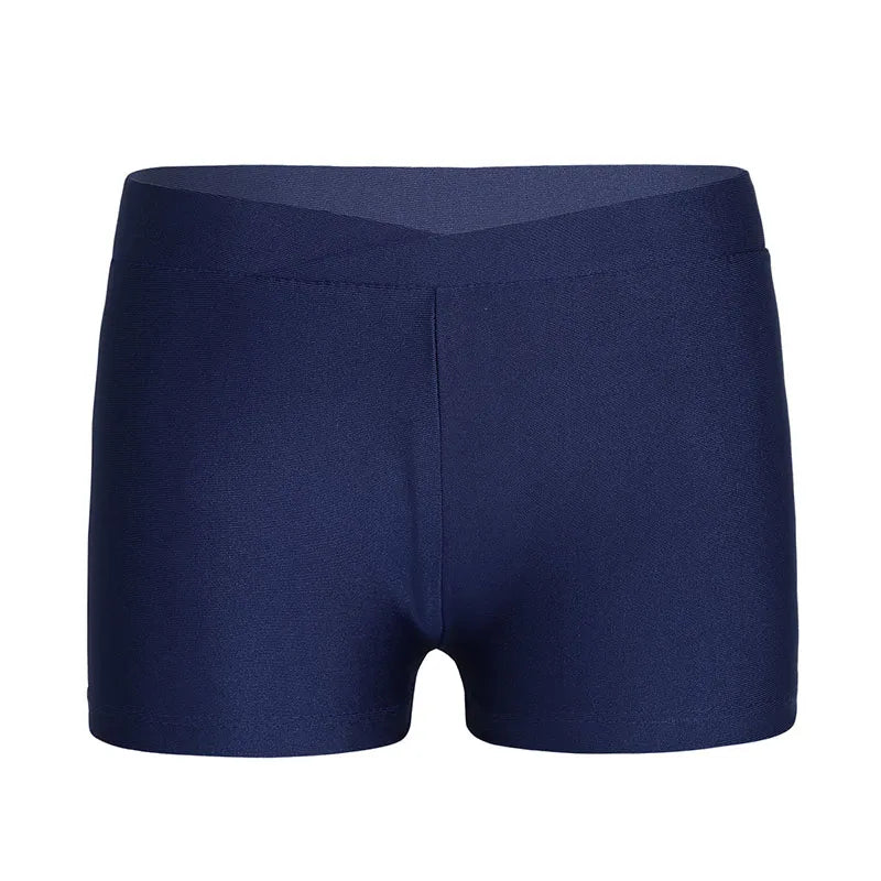 V-Front Waistband Shorts Bottoms for Ballerina Gymnastic Shorts