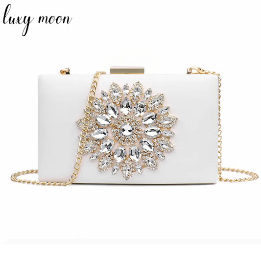 White Women Clutch Bag