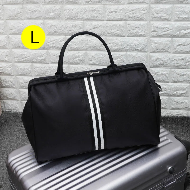 Portable Travel Bag Female Big Fitness Duffel Bag Men Weekend Bag