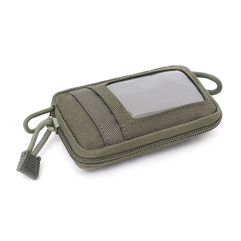 Tactical Card Bag Wallet EDC Molle Pouch Waterproof Key Holder Waist Bag