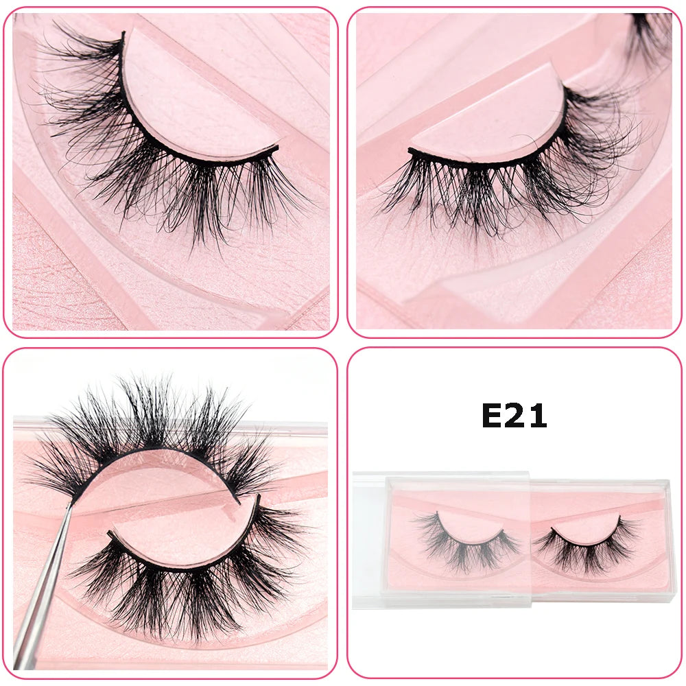 Mink Eyelashes Hand Made Crisscross False Eyelashes