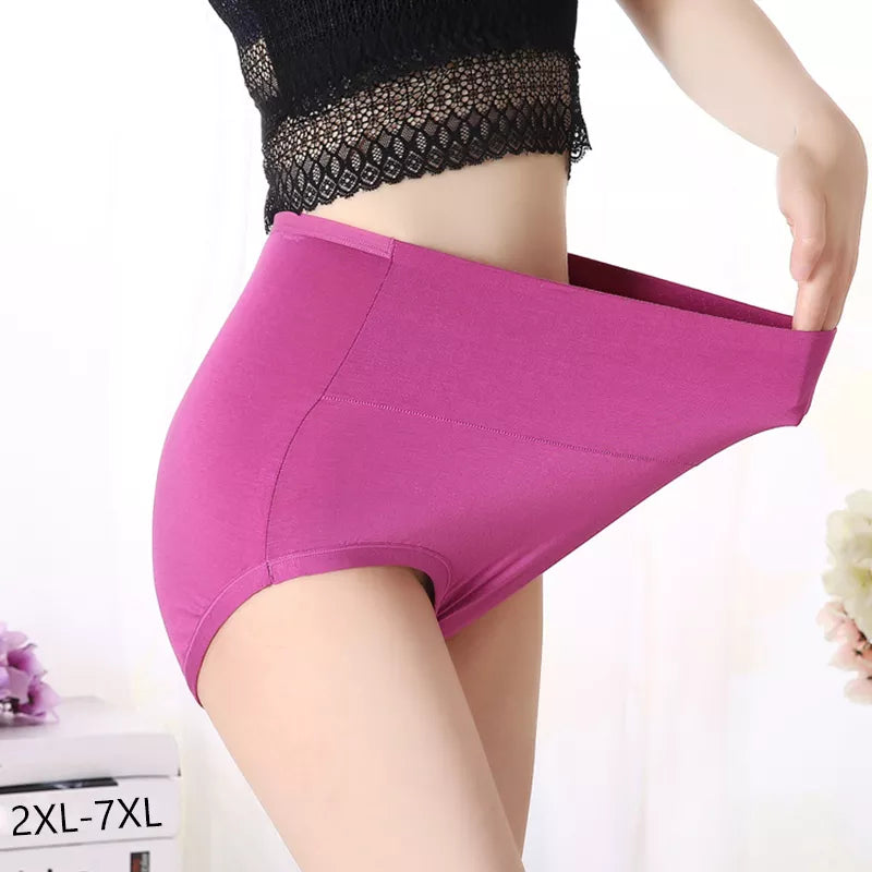 Women Panties Bamboo Fiber Underwear High Waist Body Shaping Briefs Panties