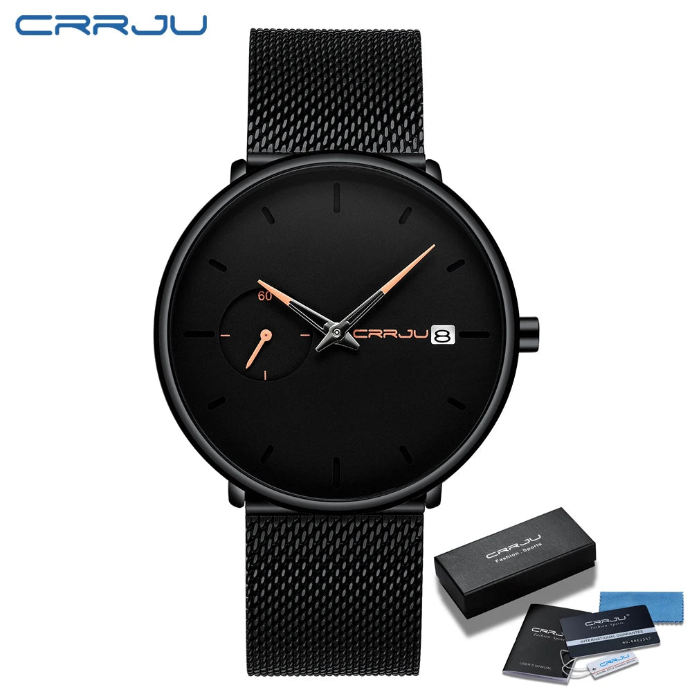 Mens Watches Luxury Sport Wrist Watch Unique Design Stainless Steel watch