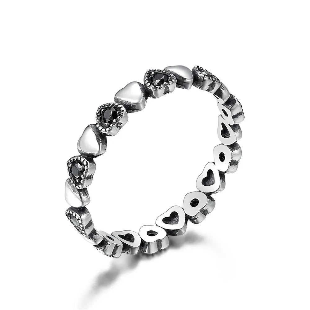 Sterling Silver Stackable Finger Ring Jewelry