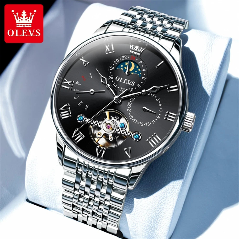 Watches Original Chronograph Automatic Mechanical Watch for Men