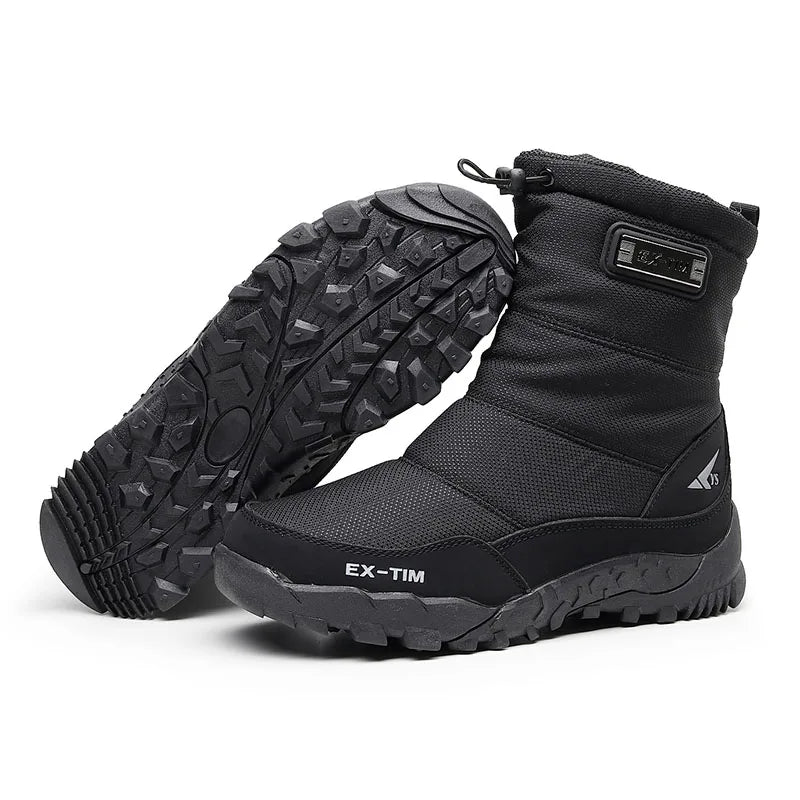 Snow Boots Men Hiking Shoes Waterproof Winter Boots With Fur Winter Non-Slip