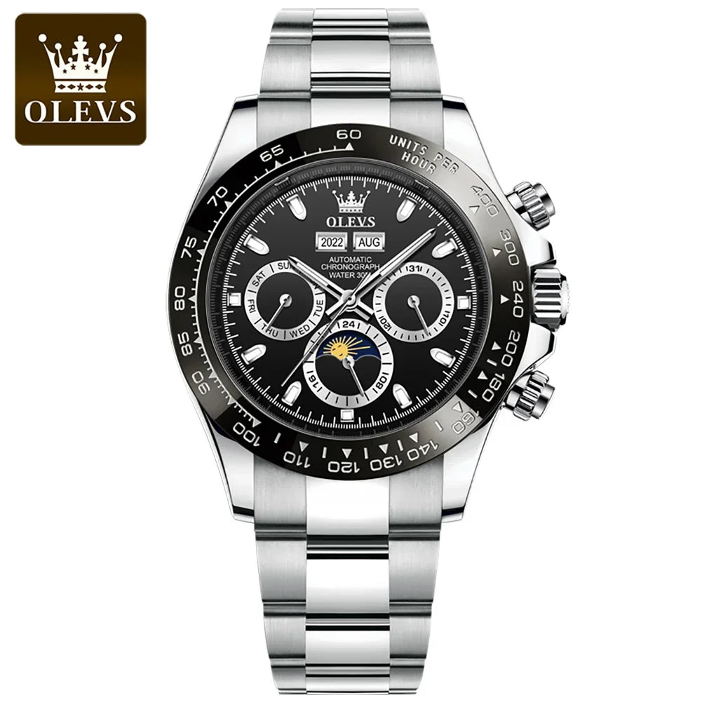 Waterproof Stainless Steel Watches Automatic Mechanical Watch