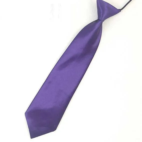 Solid Neck Tie Bow Ties Wear for Children Boys Girls